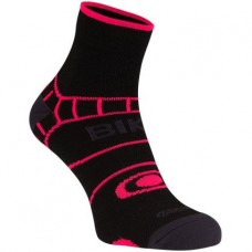 Zeķes riteņbraukšanai AVENTO 74OT ZWR 35-38 BLACK / PINK